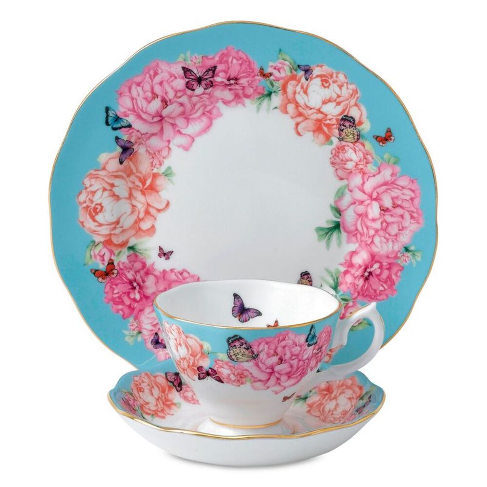 Royal Albert by Miranda Kerr for Devotion 3-Pc. Tea Set Blue - NIB